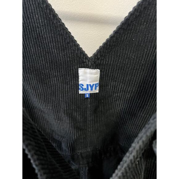 SJYP women's black corduroy overalls size small - Picture 3 of 4